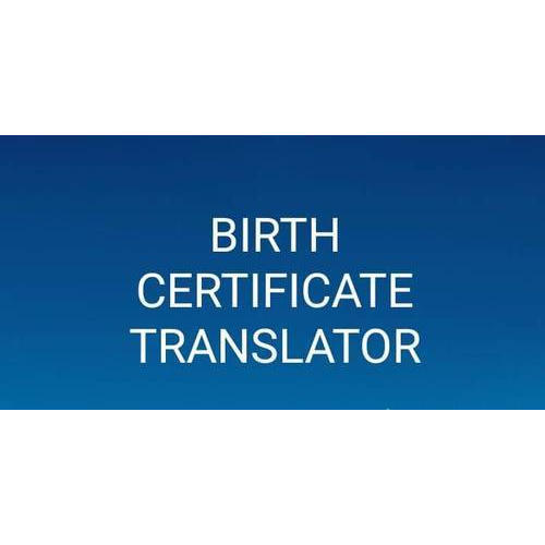 Translating birth certificates 